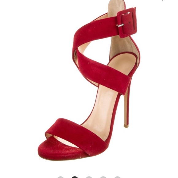 Barney’s New York Red sandals, size 36/6. - Picture 2 of 5